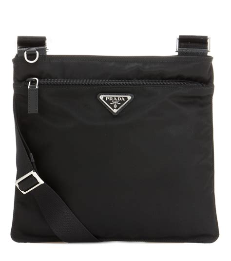 prada shoulder bag nylon black|Prada black nylon crossbody bag.